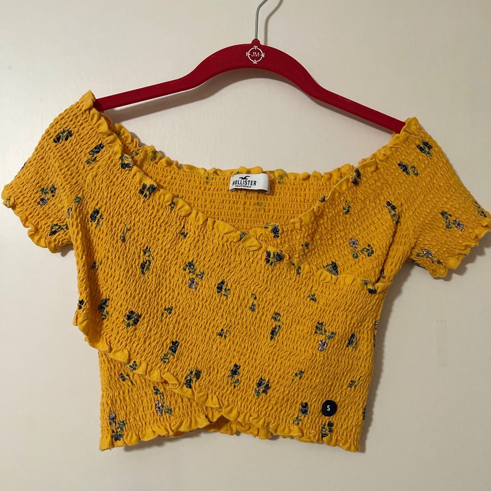 Ribbed Crossbody Crop Top